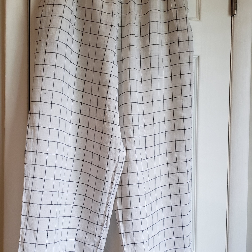 Flax Linen ankle pant